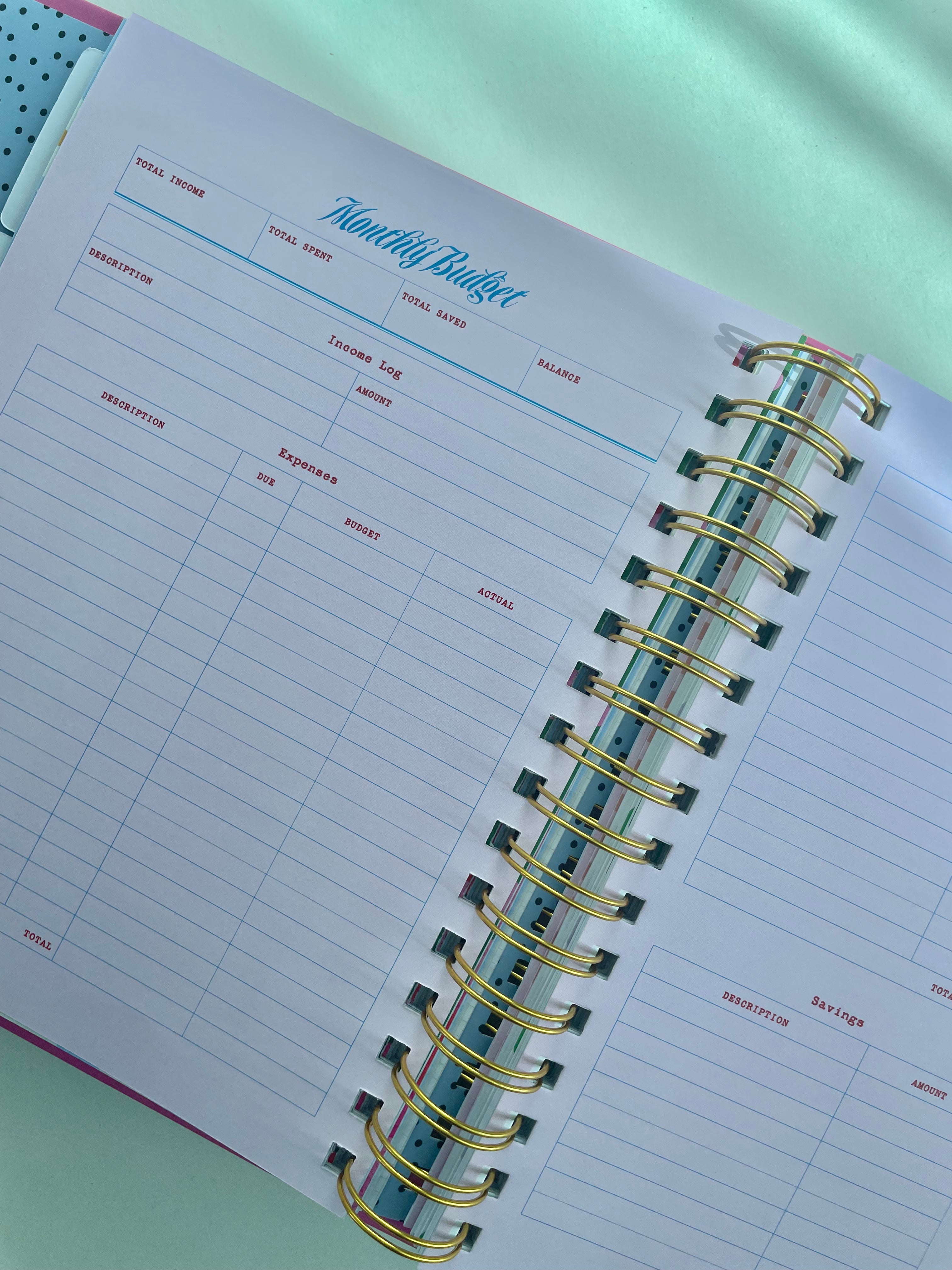 Weekly Edit Planner