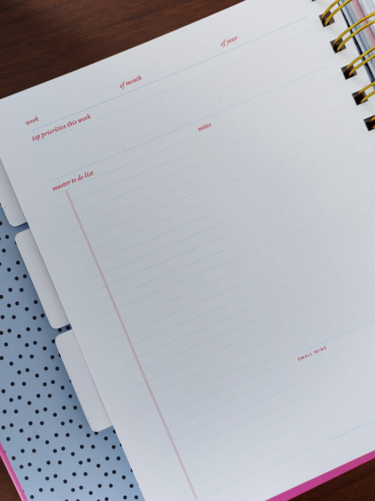 Weekly Edit Planner
