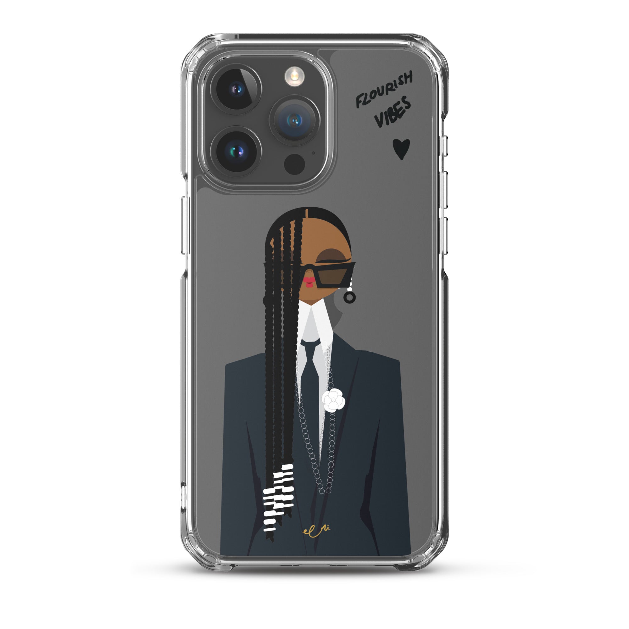 black lv iphone 15 case