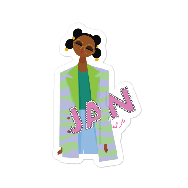 January Sticker
