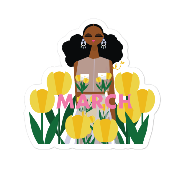 March Sticker