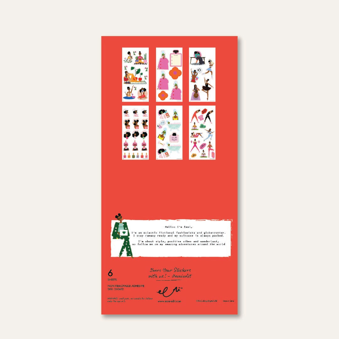 Eeni Goes to Selfcare Vol: 1 Sticker Booklet