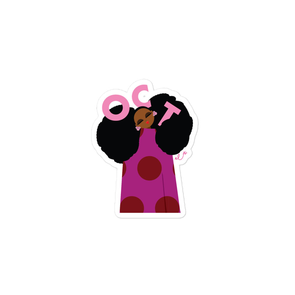 October Sticker