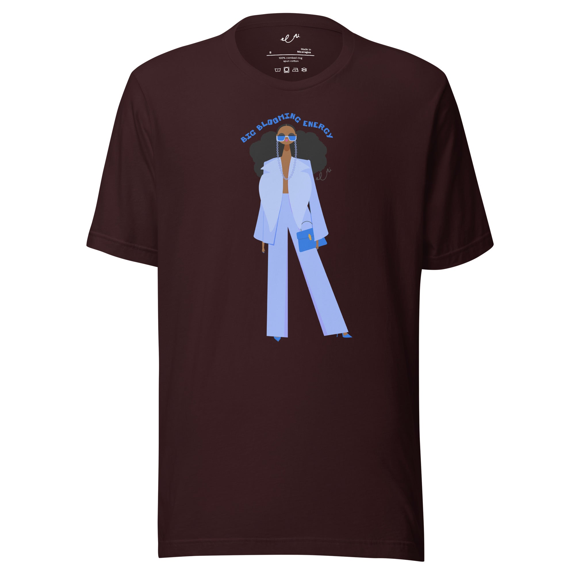 Big Blooming Energy Unisex t-shirt (Blue)