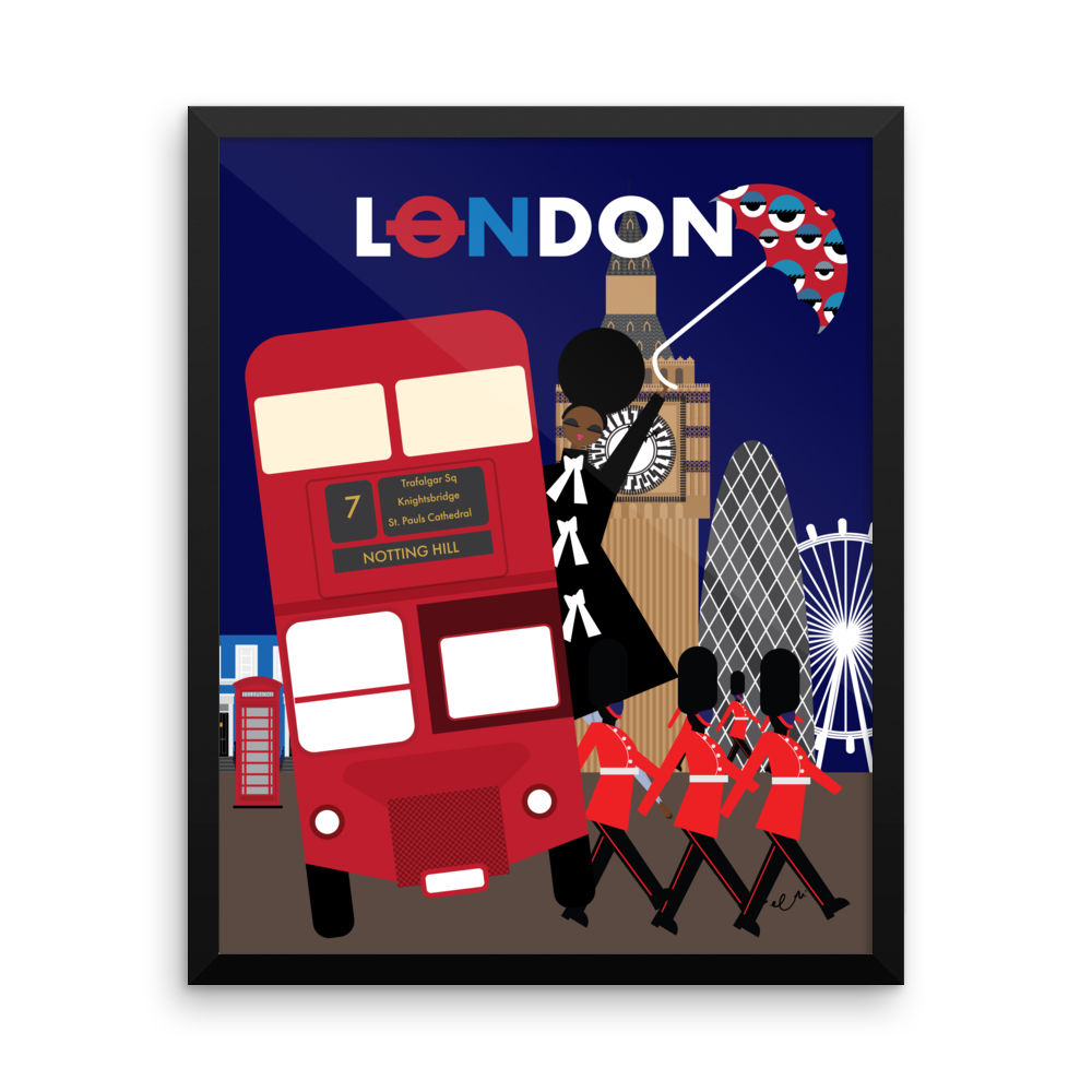 London Town Art Print