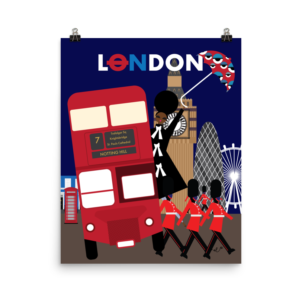 London Town Art Print