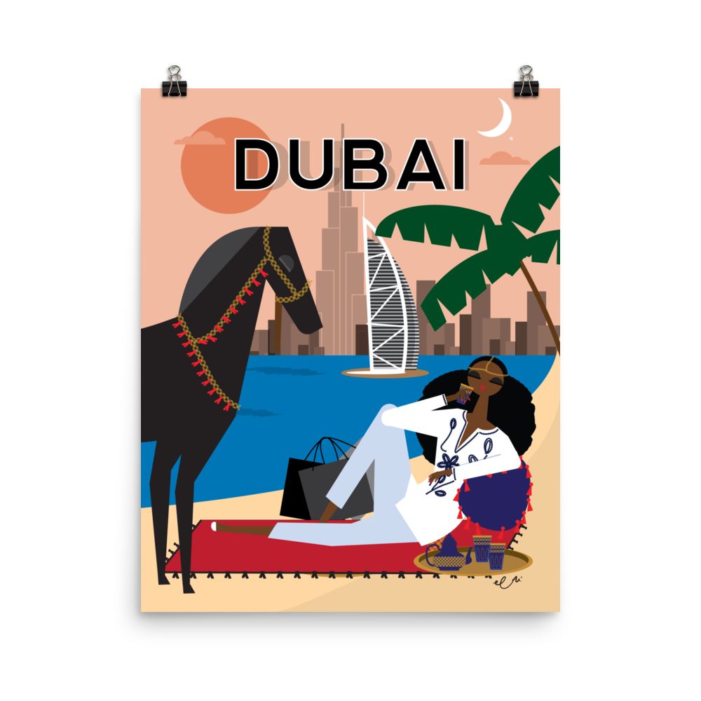 Dubai Art Print