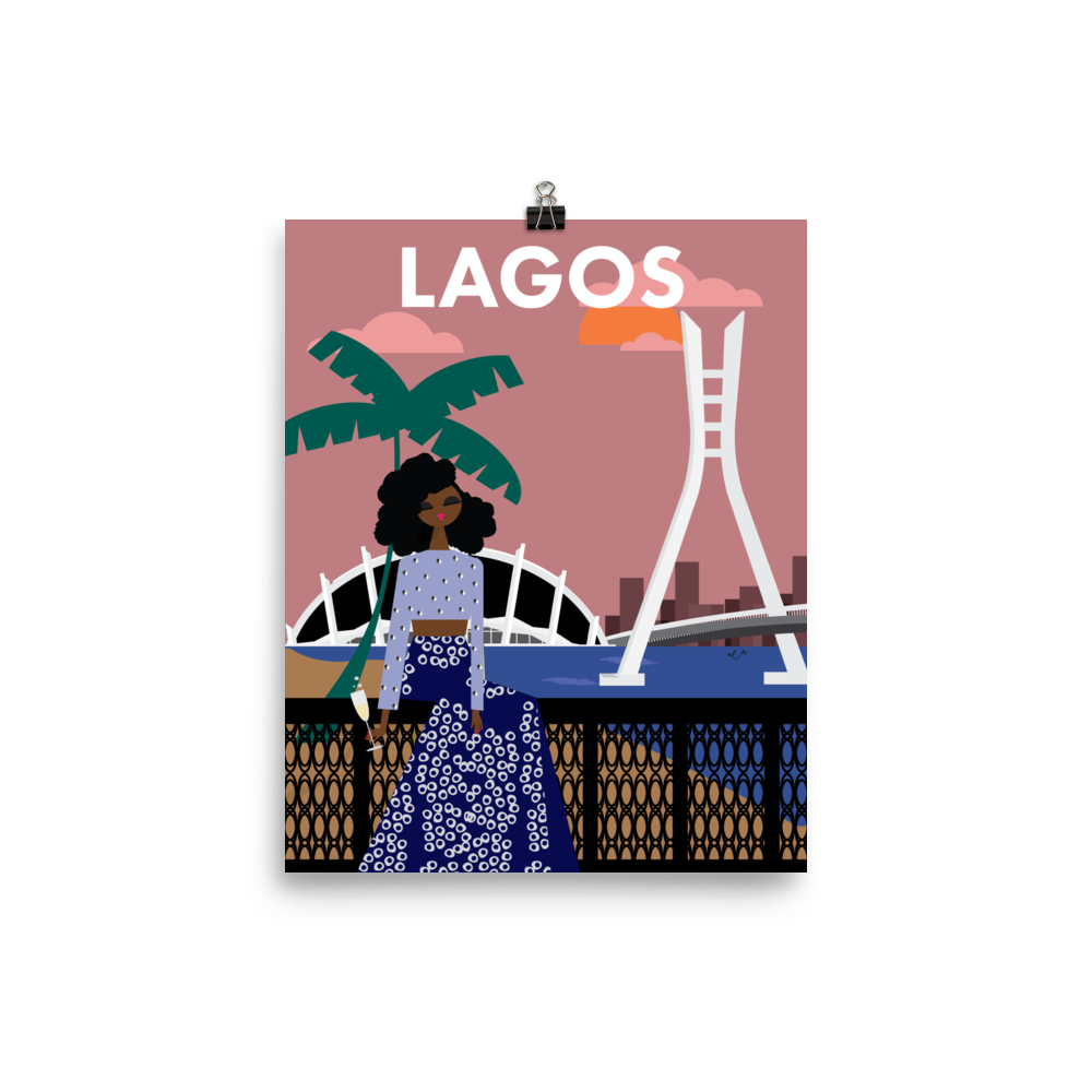 Lagos Art Print