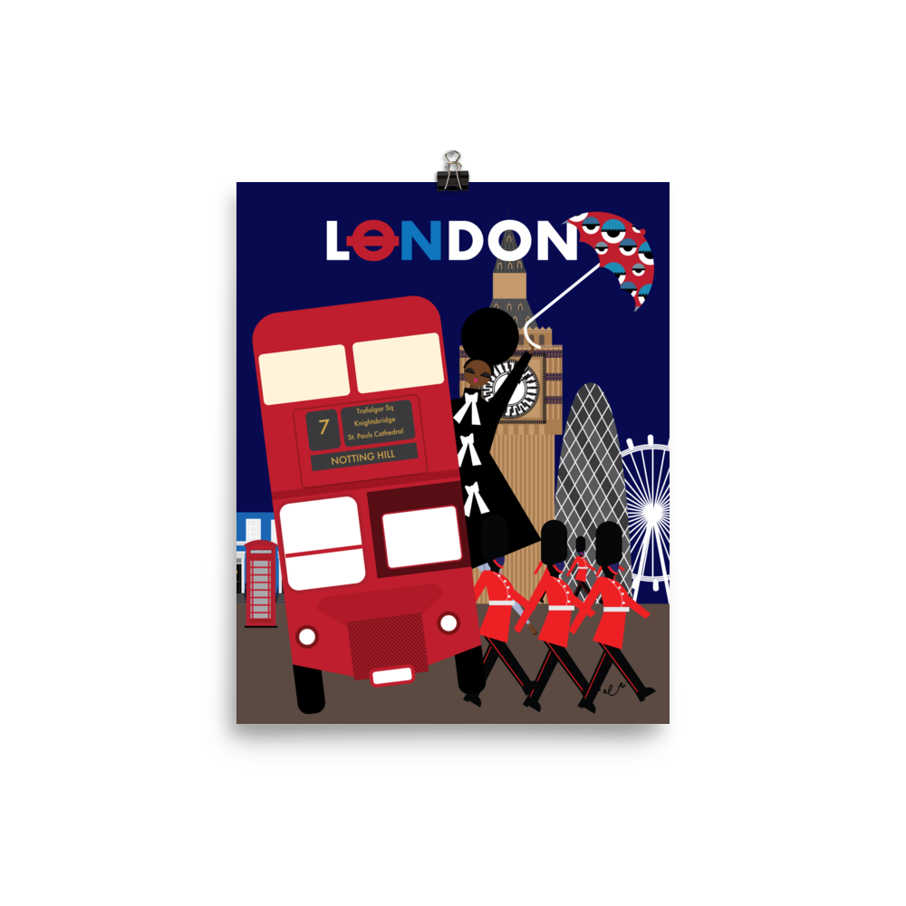 London Town Art Print