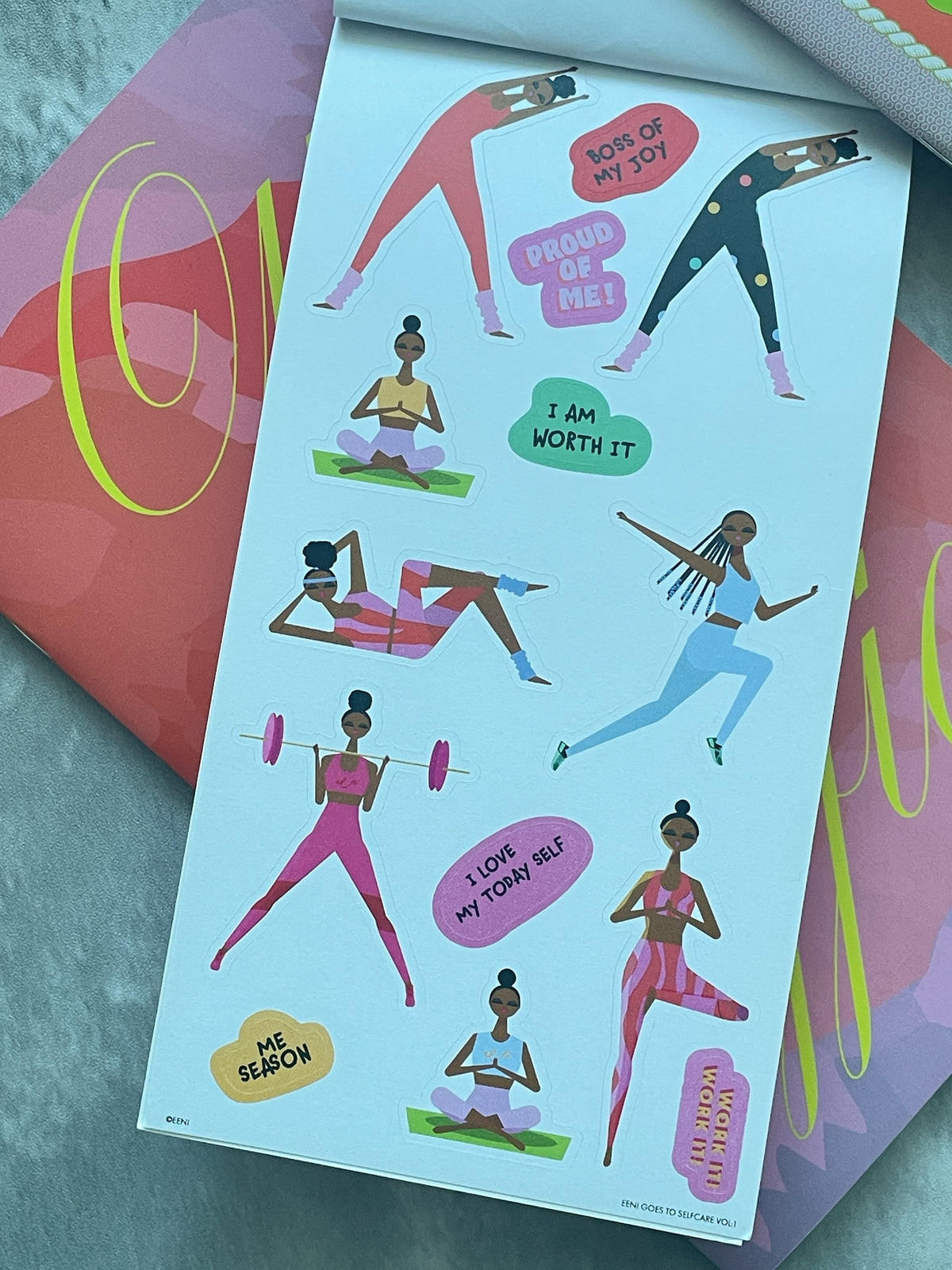 Eeni Goes to Selfcare Vol: 1 Sticker Booklet