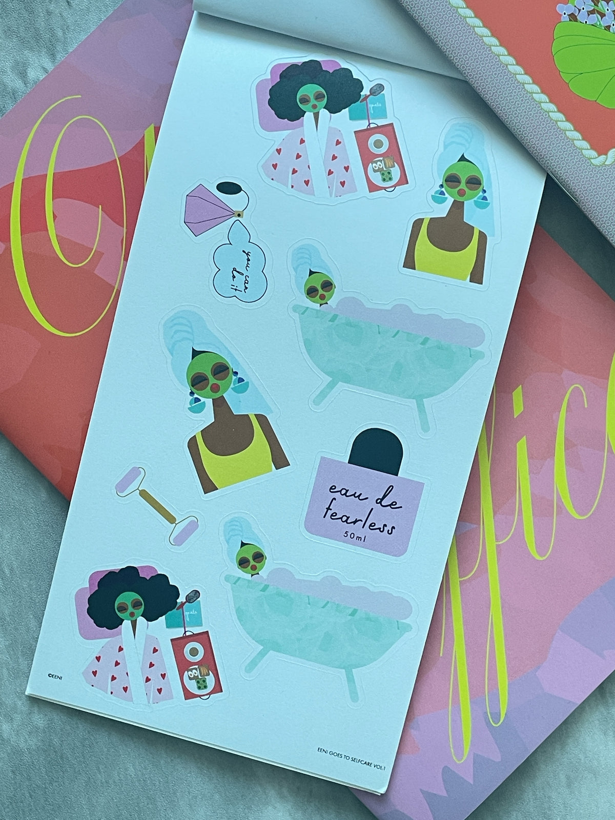 Eeni Goes to Selfcare Vol: 1 Sticker Booklet