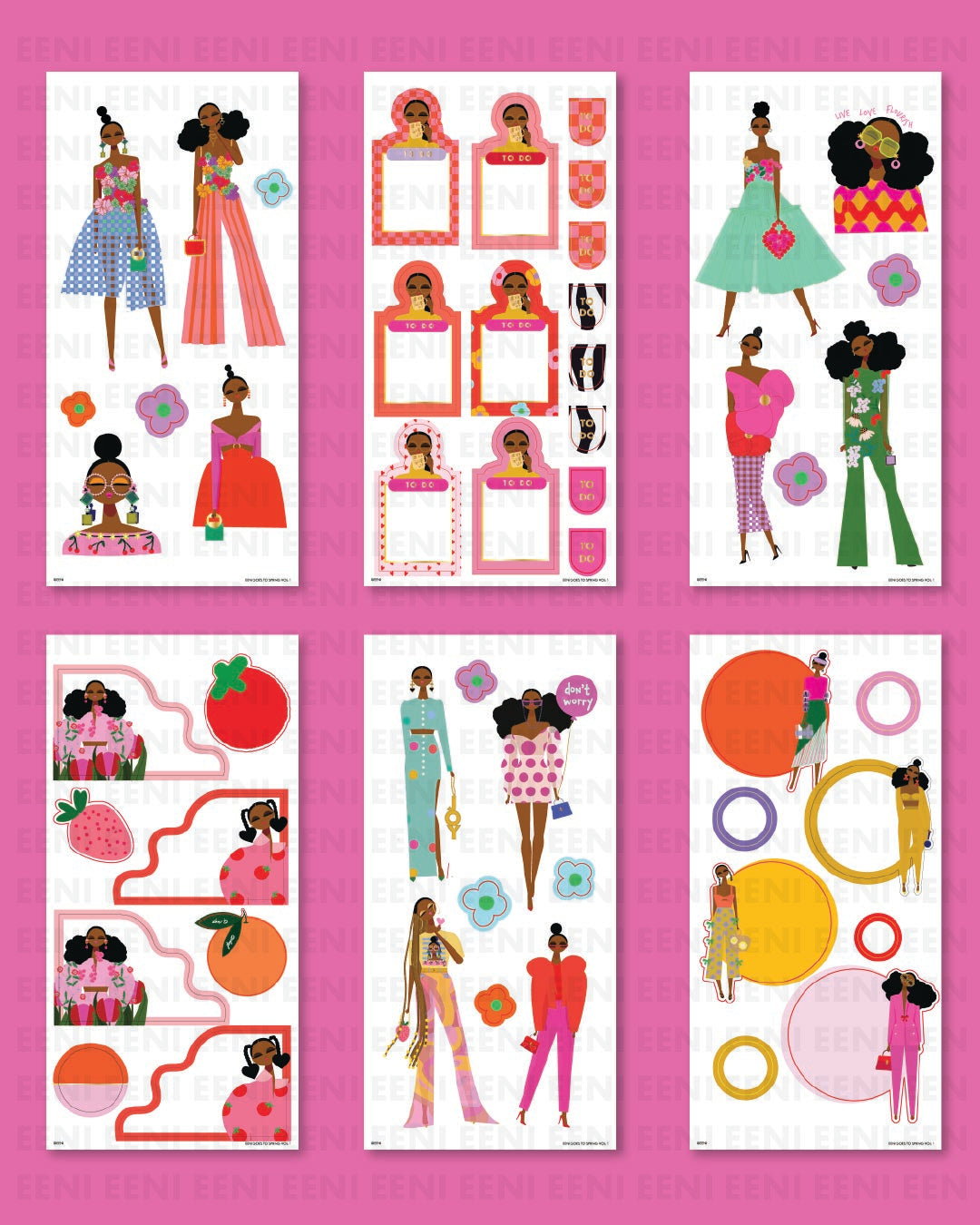 Eeni Goes to Spring Vol: 1 Sticker Booklet