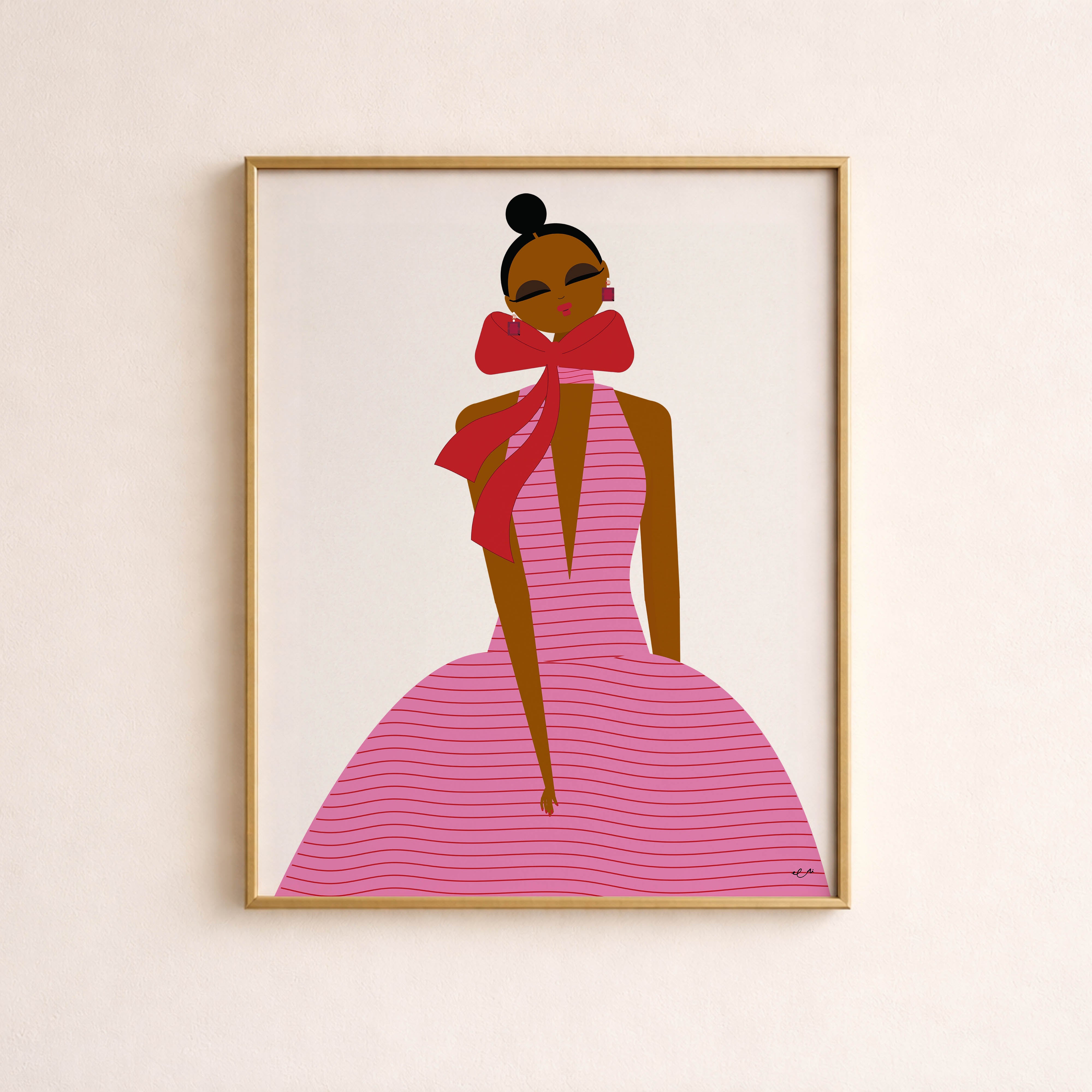 Pink Lady Print