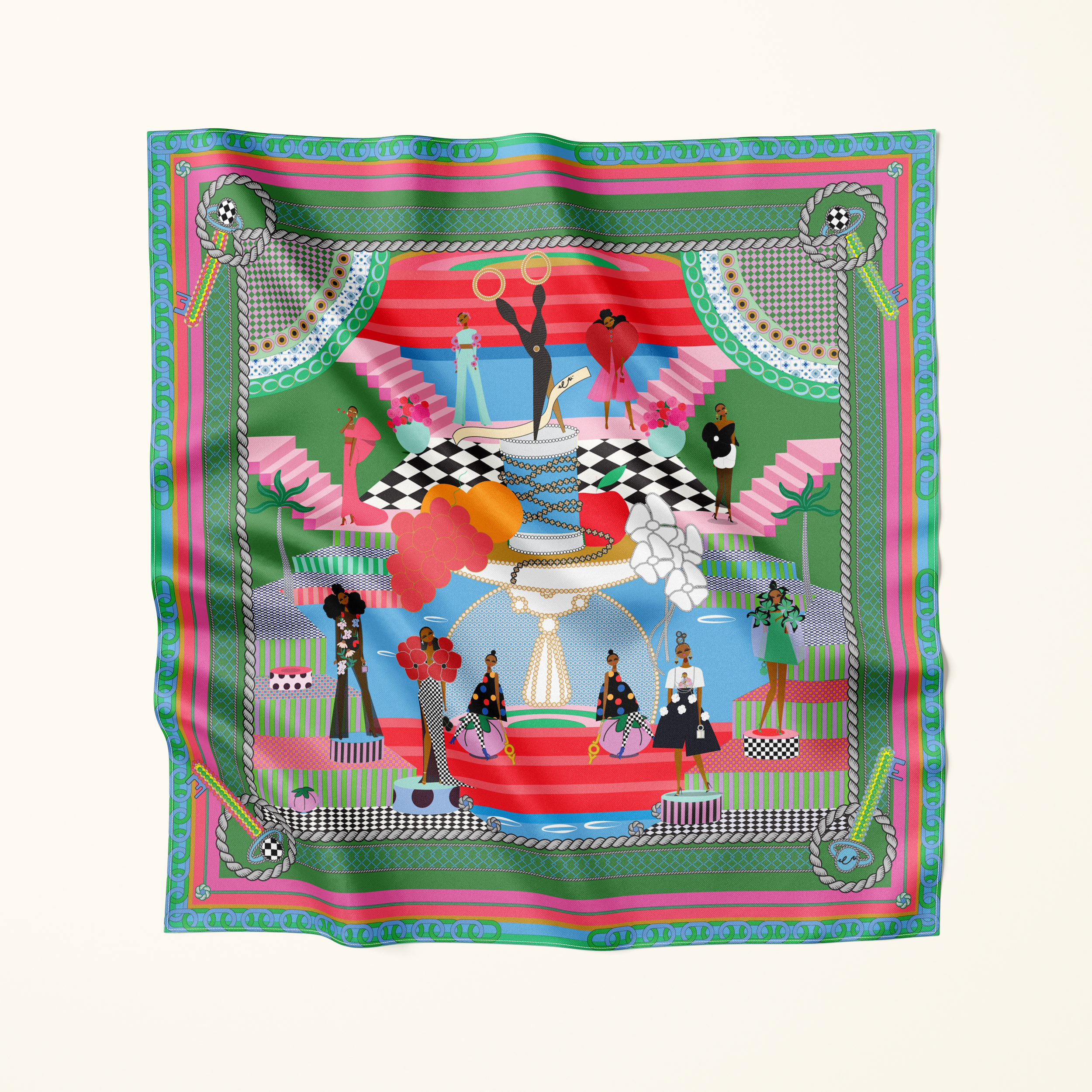 Fashion Odyssey Silk Scarf