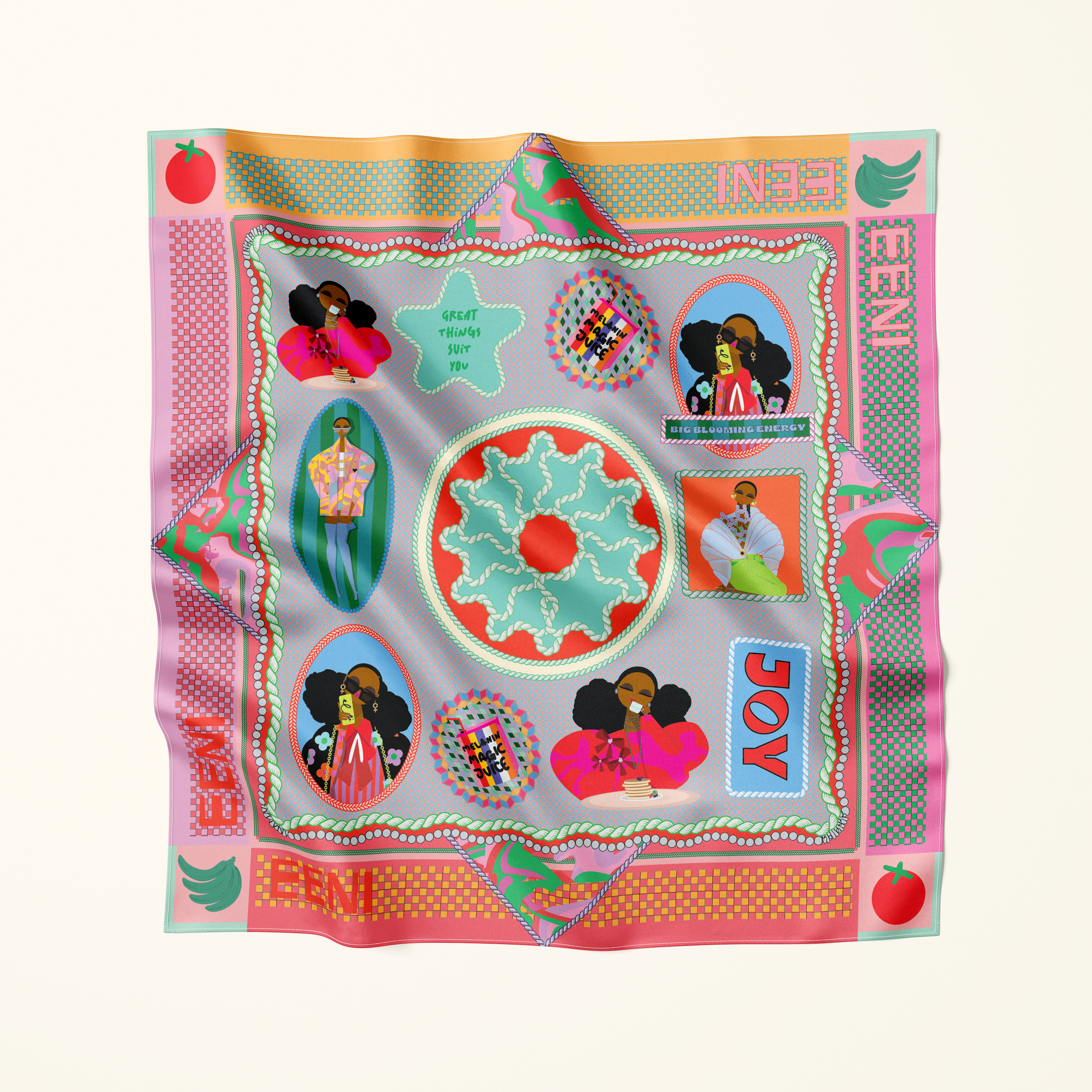 Pieces Of Me Silk Scarf