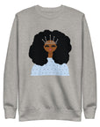 Leo Zodiac Sweatshirt Black Woman Queen