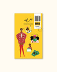Black Girl Magic sticker book. Cover shows Black Girl illustrated character Eeni going to work, Black girl dollars, Black girl pay day, Black girl in fashionista outfit