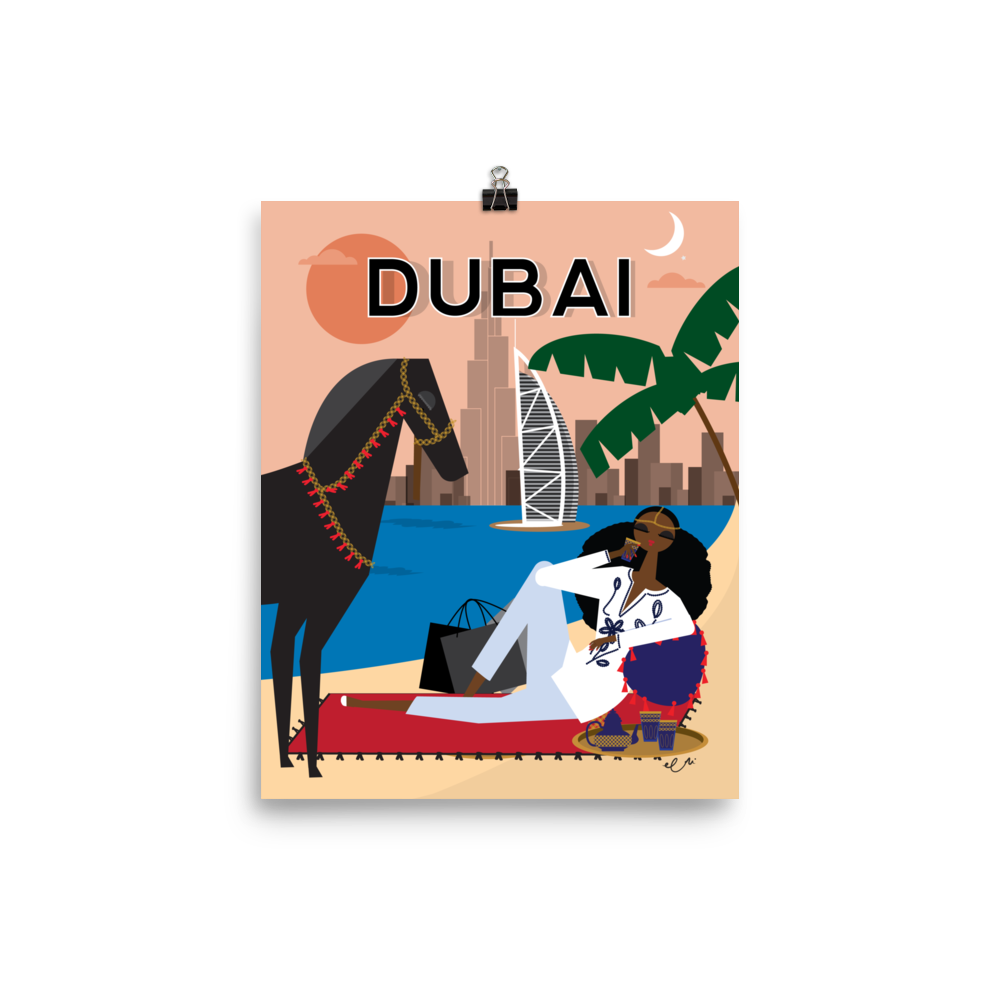 Dubai Art Print